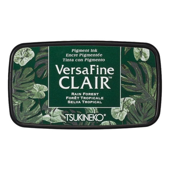 Tsukineko Versafine Clair Pigment Ink Pad - Rain Forest 