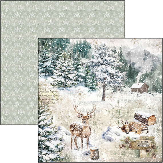 Scrapbooking Papier Set 30x30 cm – Paper Pad- Bastelpapier - Ciao Bella – Forest Tales
