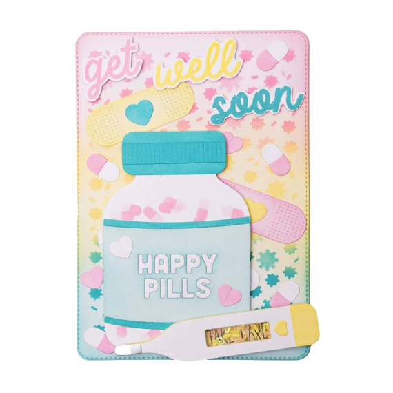 STUDIOLIGHT - Stanzform Präge Stanzschablone Cutting Die -  Pill bottle