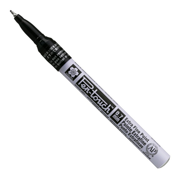 PEN-TOUCH Stift extra fein schwarz - schwarz 0,7mm