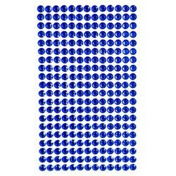Selbstklebende Kristalle 6mm 260Stück Dunkelblau
