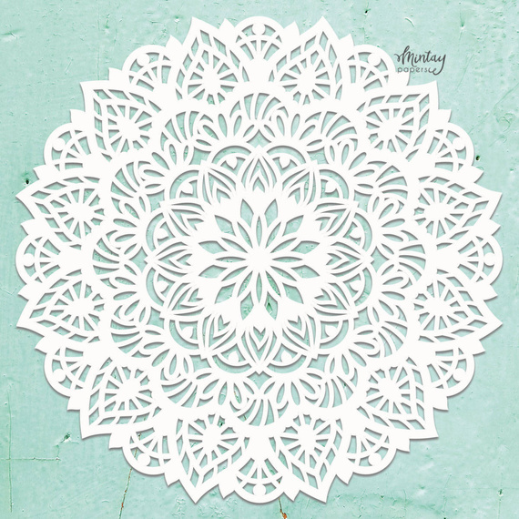 MINTAY Chippies - Dekorpappe Die Cut Chipboard Dekoration Boho Serviette