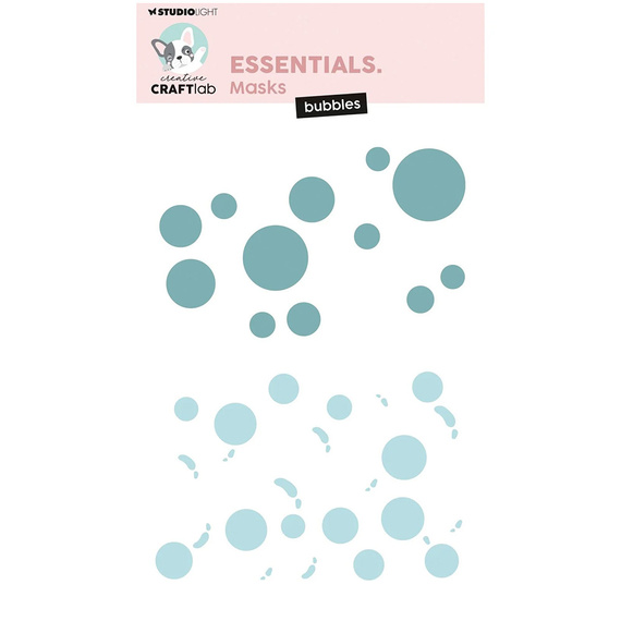 STUDIOLIGHT Mixed Media Schablone STENCIL für Decoupage Scrapbooking - Bubbles