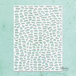 MINTAY Mixed Media Schablone STENCIL für Decoupage Scrapbooking Steinmauer