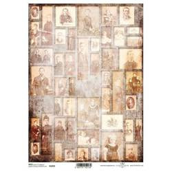 ITD Reispapier Decoupage Bastelpapier Softpapier Serviettentechnik, alte Fotos R1693