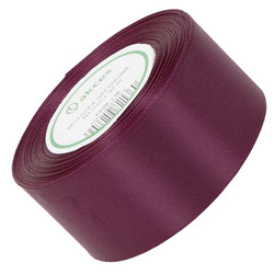 Pflaumenfarbiges Satinband 50mm - 32mb