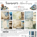 Scrapbooking Papier Set 20x20 - Craft o'clock - Summer Adventures - BASIC