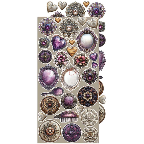 Scrapbooking-Zubehör-Set  - Craft o'clock -  Plum & Caramel - Plum