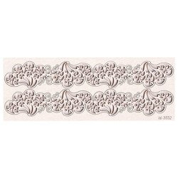 SCRAPINIEC Dekorpappe Die Cut Chipboard Dekoration Ornament, Spitze Border 3552