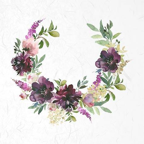 ITD - Reispapier-Set - ITD - RSM019 Blumen