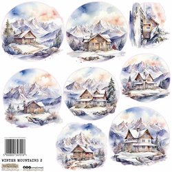 AUFKLEBER papier - ScrapLove - Winterberge 2