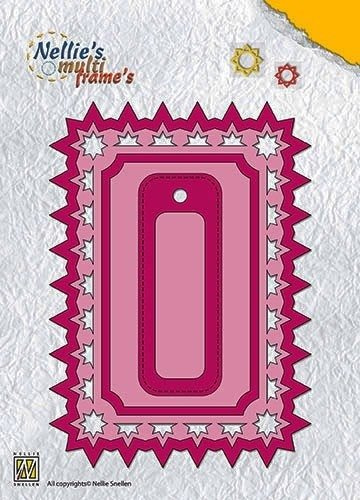 NELLIES Stanzform Präge Stanzschablone Scrapbooking Cutting Die, Rahmen MFD098