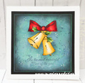 MARIANNE DESIGN Transparent Acryl Stempel Motivstempel - Merry Christmas bells Glocken