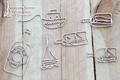Dekorpappe Die Cut Chipboard schiffe - Whalecome Summer - SCRAPINIECrapiniec 3563
