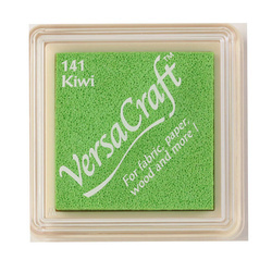 Tsukineko VersaCraft Small Pigmentstempelkissen für Stoff, Leder, Papier - Kiwi