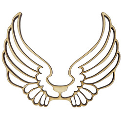 Flügel aus Holz für durchbrochene Engel 10 x 8 cm