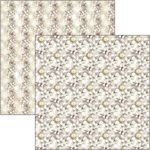 Scrapbooking Papier Set 30x30 cm – Paper Pad- Bastelpapier - Ciao Bella – Winter Season