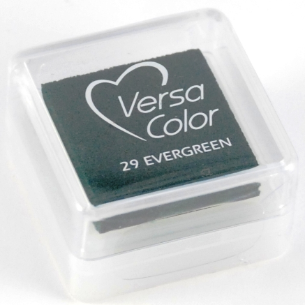 TSUKINEKO - Pigment Stempelkissen - Versa Color small 2,5 x 2,5 cm -  Evergreen