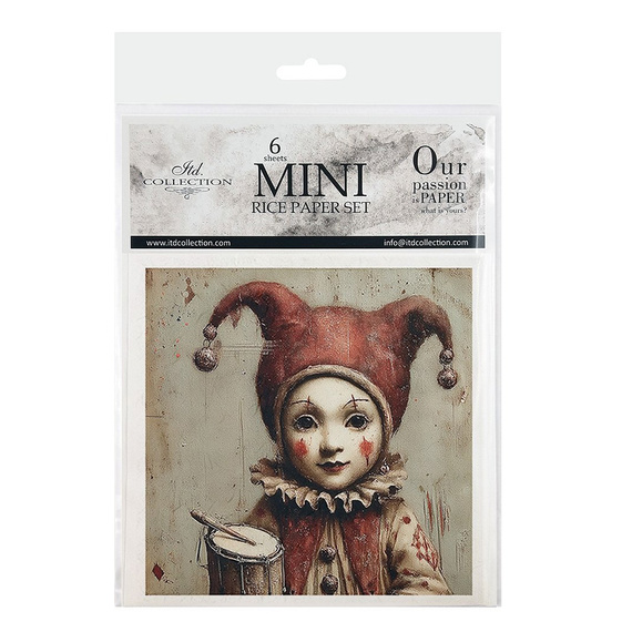 Reispapier-Set - Karneval, Maskerade, Theaterfiguren - RSM221 - Itd Collection