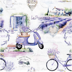 Serviettentechnik Motivserviette - 1 Stück - Decoupage Serviette 33x33 cm - La Provence