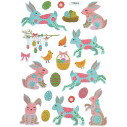 Kryształki samoprzylepne 6mm 260szt Crystal