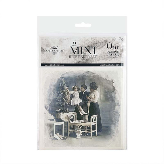 Reispapier-Set - ITD RSM085 vintage Weihnachten