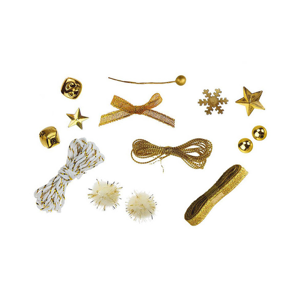 Weihnachtsschmuck-Set - gold