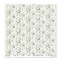ITD COLLECTION Setz 11Stk 30x30cm Scrapbooking Papier - Floral Shabby Chic