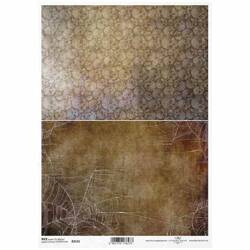 ITD Reispapier Decoupage Bastelpapier Softpapier Serviettentechnik, Totenköpfe, Spinnweben R2131