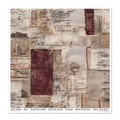 ITD COLLECTION Scrapbooking Papier Set 30x30 cm  - Winter's Tale in red