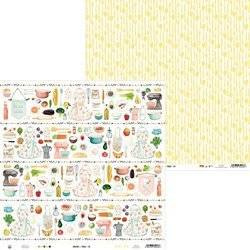 30x30cm doppelseitig Scrapbooking Papier - P13 - Rund um den Tisch 03