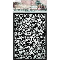 STUDIOLIGHT Mixed Media Schablone STENCIL für Decoupage Scrapbooking - Snowflake pattern