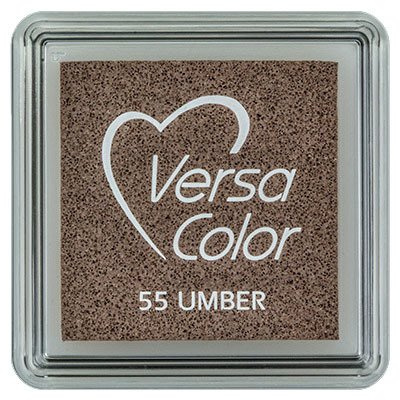 TSUKINEKO - Pigment Stempelkissen - Versa Color small 2,5 x 2,5 cm - Umber