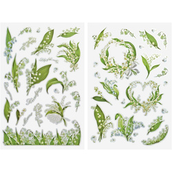 Kryształki samoprzylepne 6mm 260szt Crystal