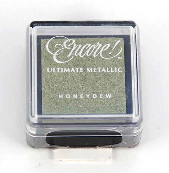 Schnelltrocknende Pigmenttinte - Metallic - Encore - Honigtau hellgrün
