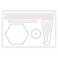 SIZZIX Bigz Stanzform Präge Stanzschablone Cutting Die, Broom Gift Box 663499