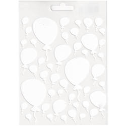 JOY! CRAFTS Maske Mixed Media Schablone STENCIL - Luftballons 6002/0624