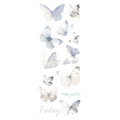 AUFKLEBER folie - Weiße und blaue Schmetterlinge