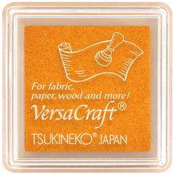 Tsukineko VersaCraft Small Pigmentstempelkissen für Stoff, Leder, Papier - Honey