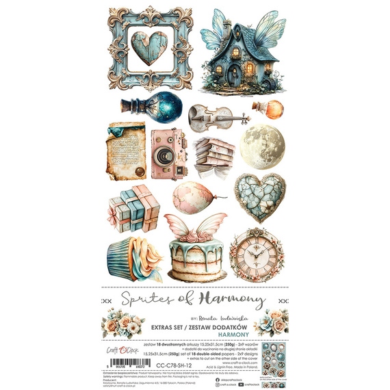 Scrapbooking-Zubehör-Set  - Craft o'clock - Sprites of Harmony - Harmony
