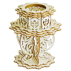 Dekorpappe Die Cut Chipboard Dekoration Ornament, 3D-Taufbecken für Exploding Box - Kreatywna Pracownia