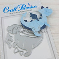 CRAFT PASSION Stanzform Präge Stanzschablone Cutting Die - Drache