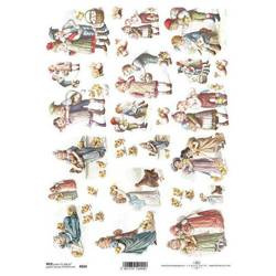ITD Reispapier Decoupage Bastelpapier Softpapier Serviettentechnik, Kinder R824