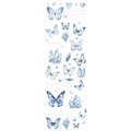 AUFKLEBER folie - Blaue Schmetterlinge