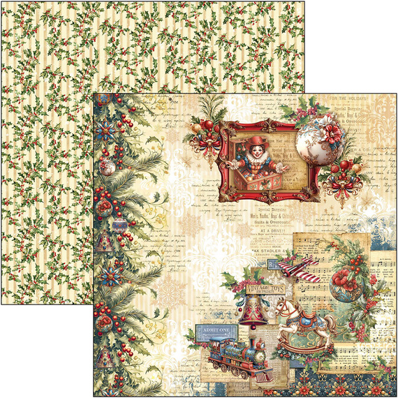 Scrapbooking Papier Set 30x30 cm – Paper Pad - Bastelpapier - Ciao Bella – Toy Shop