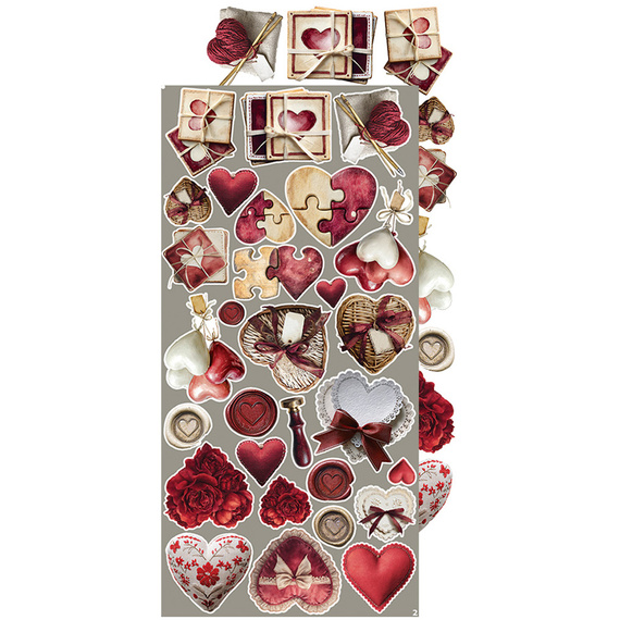 Scrapbooking-Zubehör-Set - Craft o'clock - Spring in Love