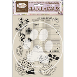 Transparenter Stempel - Quiet Days - Hortensie - Stamperia