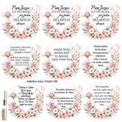 AUFKLEBER - ScrapLove - Frühling 4 Blumengirlanden