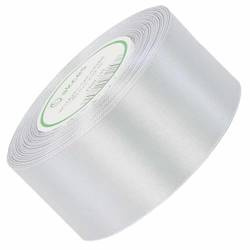 Silbernes Satinband 50mm - 32mb