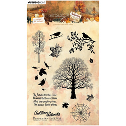 STUDIO LIGHT - Transparenter Stempel - Clear Stamps - Autumn time 